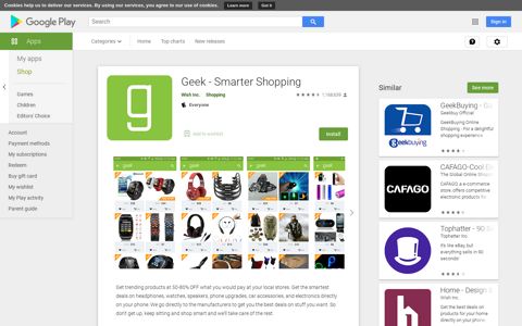 Geek - Smarter Shopping – Apps on Google Play