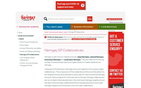 Haringey GP Collaboratives | Haringey Council
