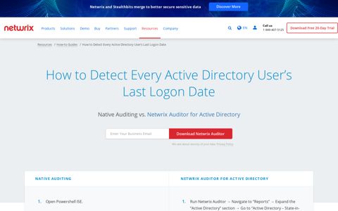 How to Detect Every Active Directory User's Last Logon Date