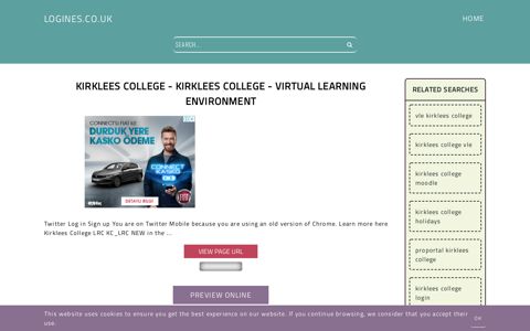 Kirklees College - General Information about Login