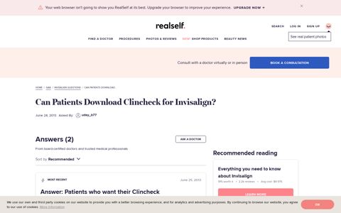 Can Patients Download Clincheck for Invisalign? - RealSelf