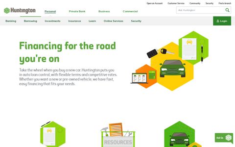 Auto Loans: Financing a Car - Huntington Bank