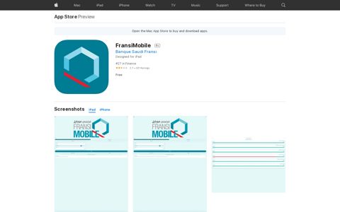 Banque Saudi Fransi - App Store - Apple