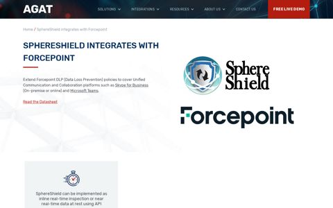 How we integrate with Forcepoint | SphereShield