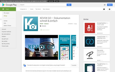 KEVOX GO – Dokumentation schnell & einfach - Apps on ...