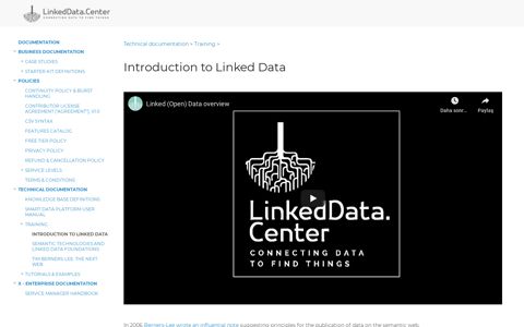 Introduction to Linked Data - documentation portal