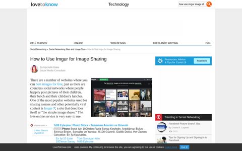 How to Use Imgur for Image Sharing | LoveToKnow