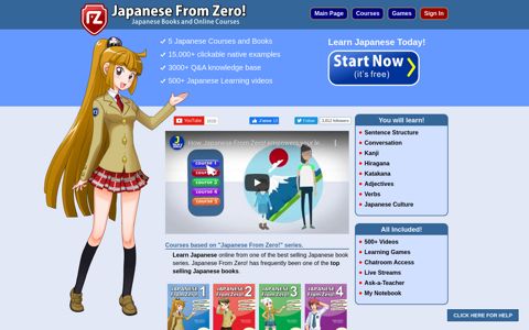 JapaneseFromZero.com: Learn Japanese online! 5 Japanese ...