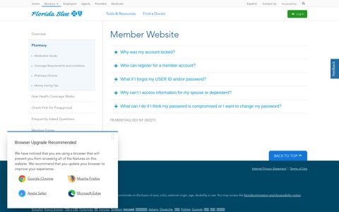 Member Website | Florida Blue