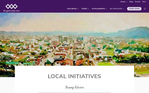 Local Initiatives - The Generosity Trust