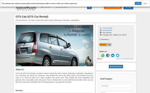 GTS Cab (GTS Car Rental) | Address Guru