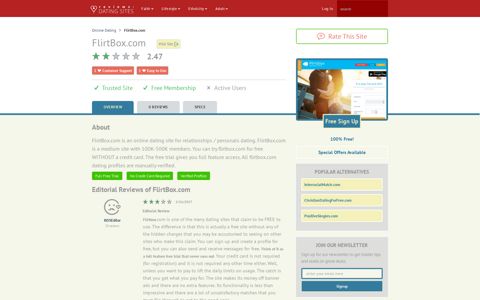 FlirtBox.com Reviews, Pricing & Features | Reviews: Dating ...