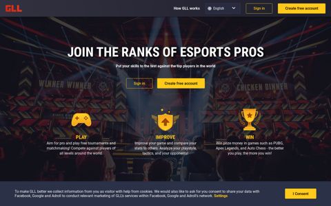 GLL Esports: Join Online Tournaments & Events
