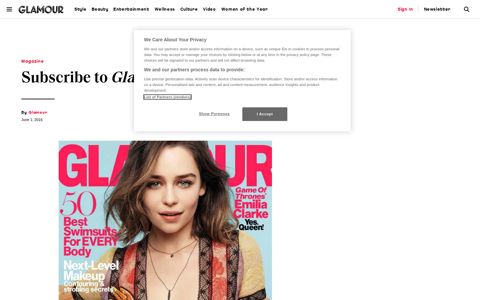 Subscribe to Glamour | Glamour