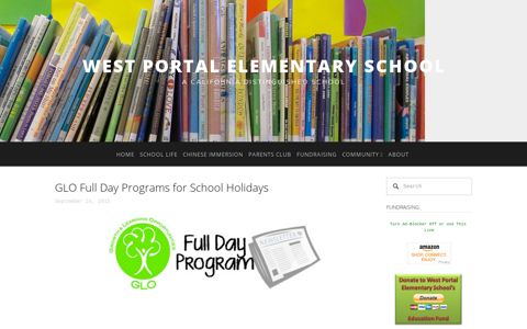 GLO Full Day Programs for School Holidays — West Portal ...