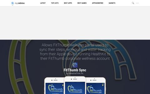 FitThumb Sync by interactiveThink, Inc. - AppAdvice