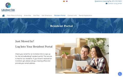 ActiveBuilding© Resident Portal - Lakeshore Club Apartments