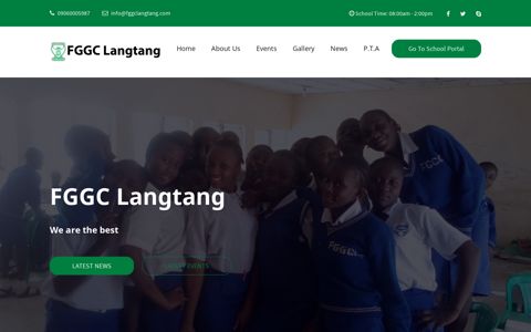 Federal Government Girls College, Langtang | School Website