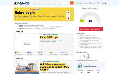 Enbro Login - A database full of login pages from all over the ...