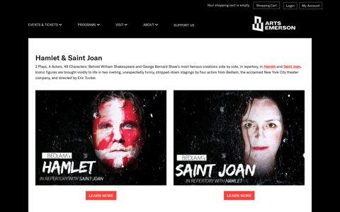 Hamlet & Saint Joan - ArtsEmerson