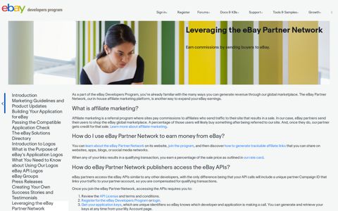 eBay Partner (Affiliate) Network - eBay Developers Program