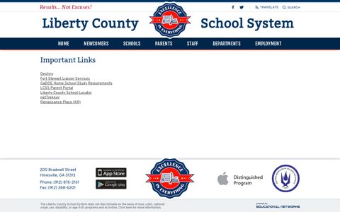 Home - Important Links - Liberty County School System