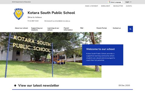Kotara South Public School: Home