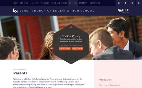 Parents - Esher Church of England High School
