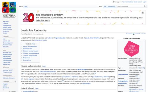 Leeds Arts University - Wikipedia