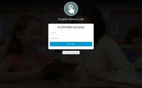 platform access - english exams lab