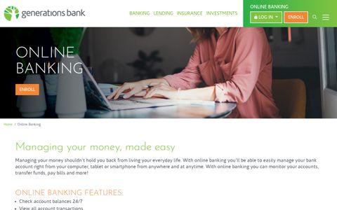 Local Online Banking - Generations Bank