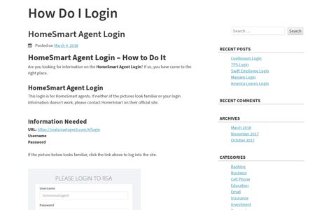 HomeSmart Agent Login – How Do I Login