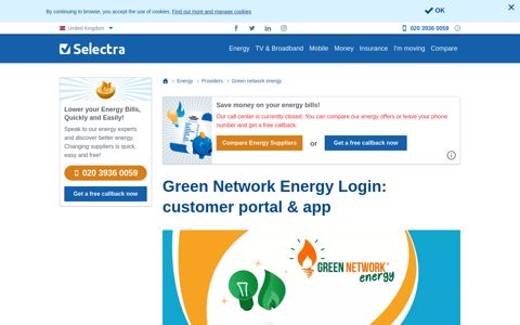 Green Network Energy Login: customer portal & app - Selectra