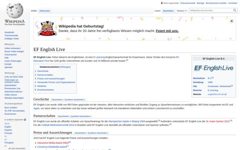 EF English Live – Wikipedia