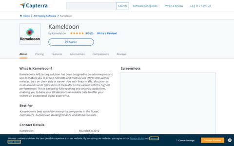 Kameleoon Reviews and Pricing - 2020 - Capterra