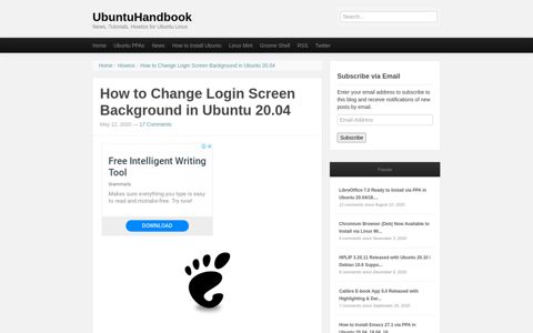 How to Change Login Screen Background in Ubuntu 20.04 ...