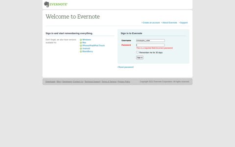 Sign in and start remembering everything. - Evernote