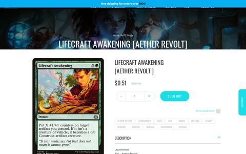 Lifecraft Awakening [Aether Revolt] – Phat Catz Gaming