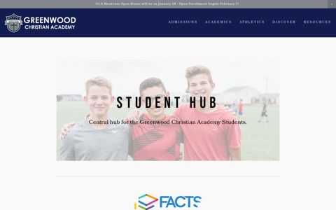 STUDENTS — Greenwood Christian Academy