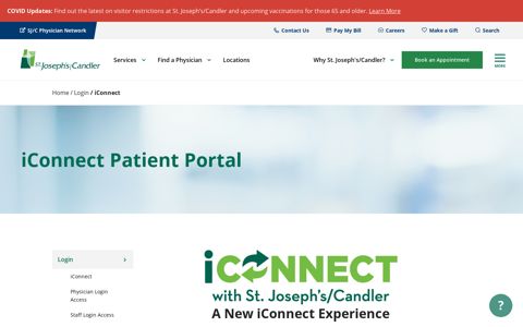 iConnect Patient Portal | St. Joseph`s/Candler
