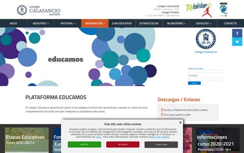 Plataforma Educamos - Colegio Calasancio Madrid