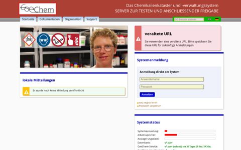 Das Chemikalienverwaltungs- und ... - GoeChem