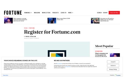Register for Fortune.com | Fortune