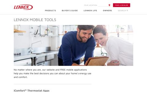 Lennox Mobile Tools | Mobile & Tablet Apps | Lennox ...