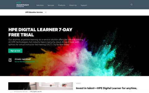 HPE Digital Learner | eLearning Portal | Education Services ...