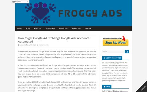 How to get Google Ad Exchange Google AdX Account ...