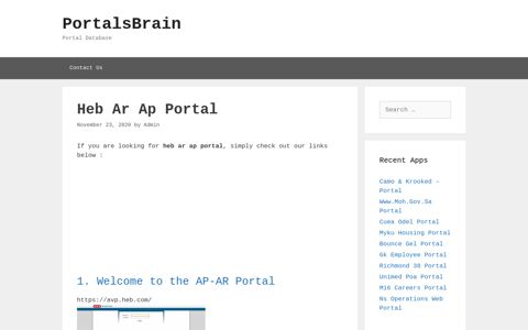 Heb Ar Ap - Welcome To The Ap-Ar Portal