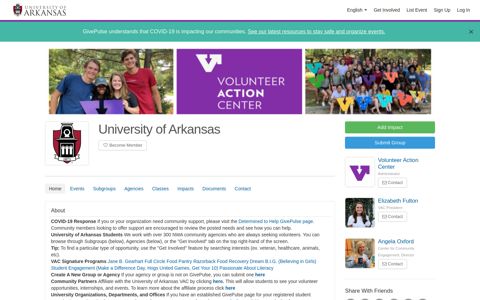 University of Arkansas | University of Arkansas - GivePulse