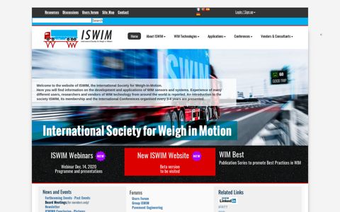 International Society for Weigh in Motion: ISWIM