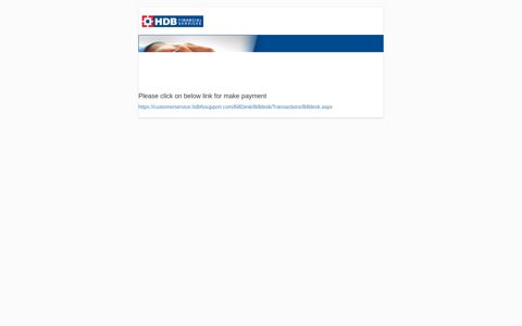 HDB Financial Services - BillDesk
